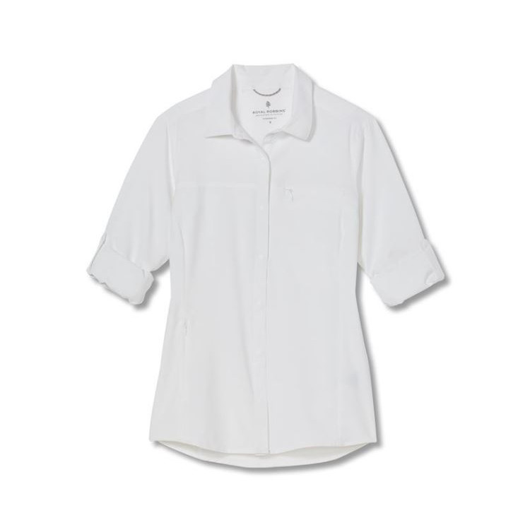 Royal Robbins Expedition Pro Long Sleeve Shirt - Women's, WHITE, Y322025